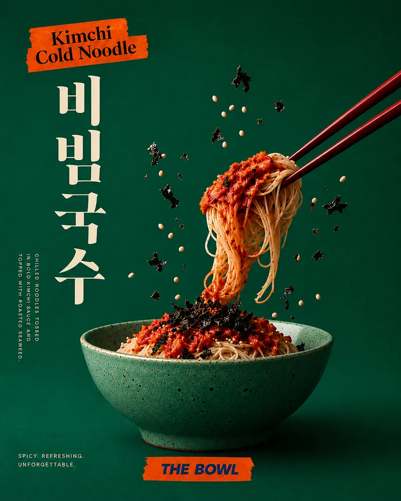 New Kimchi Cold Noodle (Summer seasonal menu)